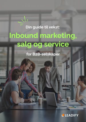 Guide: Inbound marketing, salg og service